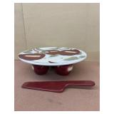 Apple cake plate