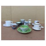 Tea, cups, and saucers