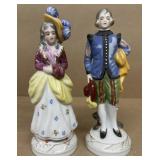Occupied Japan, man and woman figurines