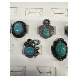 Turquoise rings