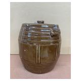 Barrel cookie jar