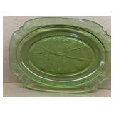 Uranium glass platter