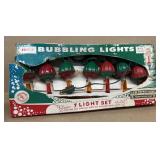 Bubbling lights in original box