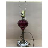 Ruby, red table lamp