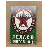 Texaco oil sign, newer