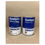 UNOCAL 76 motor oil cans