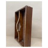 Cutlery tray, wooden antique