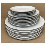 Noritake plates cups, and saucers