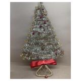 Vintage Christmas garland tree