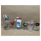 NFL football glasses