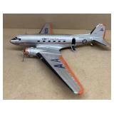 Metal flagship American Airlines plane