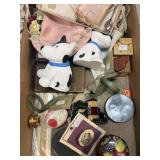 Dog figurines, candles, tens miscellaneous slots
