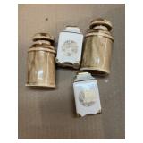 Salt and pepper shakers