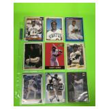 Barry Bonds baseball card lot