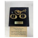 Golden shoe shoe buckles 110 years old bought f