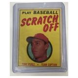 1970s Cincinnati Reds Tony Perez Topps scratch off