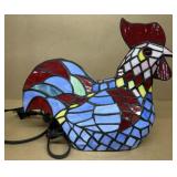 Stain glass chicken light