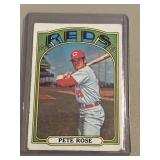 1972 Pete rose Topps baseball card does have