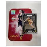 Caitlin Clark rookie card and tin