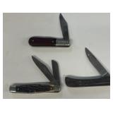 (3) pocket knives