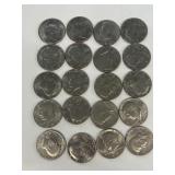 (20) Kennedy half dollars