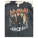 Def Leppard concert T-shirt two XL