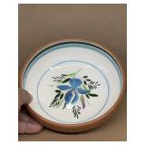 Stangle pottery blue Iris 8 inch serving bowl