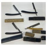 Razors, lot with boxes