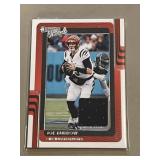 Joe Burrow threads jersey card, Cincinnati Bengals