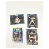 (4) Zach EDEY basketball prism rookie cards