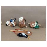 Mid-century sports wall decorations