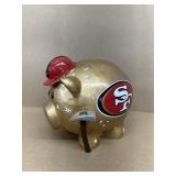 San Francisco 49ers pig bank