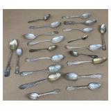 (21) Sterling Souviner Spoons