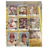 1973 Cincinnati Reds Topps Baseball Cards