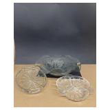 Vegetable bowl divided dish and platter