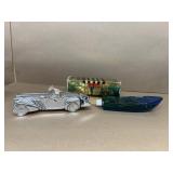 Avon boat, Dusenberg, and Cadillac after save