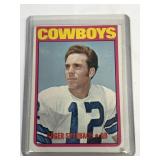 1972 Roger Staubach Topps football card