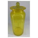 TAKAHASHI BLOWN neon yellow APOTHECARY JAR