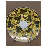 Early bowl with mercury glass lad pattern