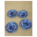 Ironstone flow blue mini. Plates