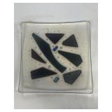 Kurt mcvay art glass plate