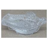 Sandwich Glass, master boat, salt, dip