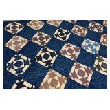 Early Quilt, Calico Blues