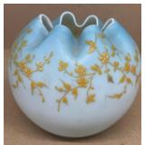 Enamel Decorated Rose Bowl