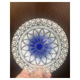 Sydensticker art glass plate
