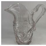 RARE! FLINT GLASS WATER PITCHER 1840-1850