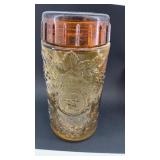 FLACCUS BROS. GLASS SCREW TOP FRUIT JAR
