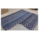 Calico Postage Stamp Quilt, Early Blues