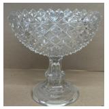 Cut glass antique compote