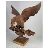 BLACK FOREST HAND CARVED EAGLE